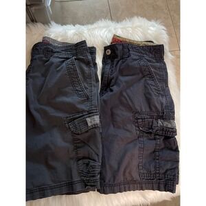 Unionbay Men's Grey 2 Cargo Shorts Bundle Size 32 Used